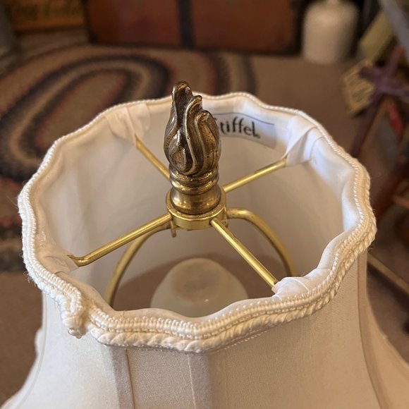 Vintage Pair of Hollywood Regency Brass Stiffel Table Lamps Stiffel? - Picture 7 of 9